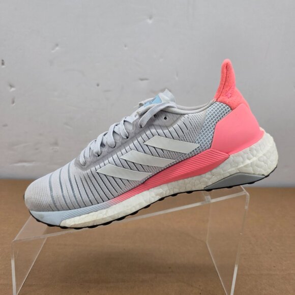 Adidas Solar Glide 19 Running Shoes Gray Pink Size  Y5.5   Womans size 7 - Picture 4 of 11